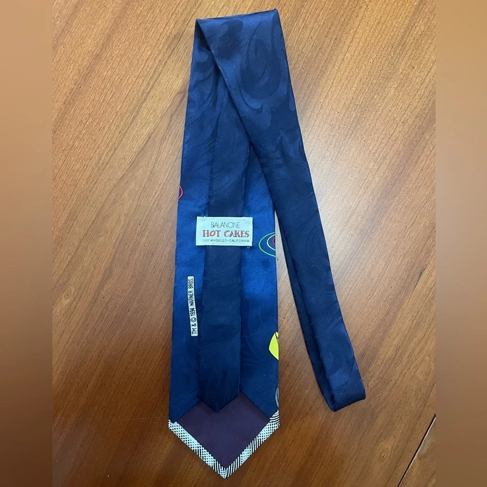🌌 Vintage 1990s Marvin the Martian Golf Looney Tunes Tie USA Made